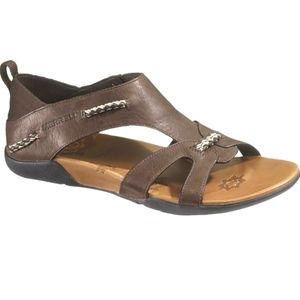 Merrell Dark Brown Leather Sandals